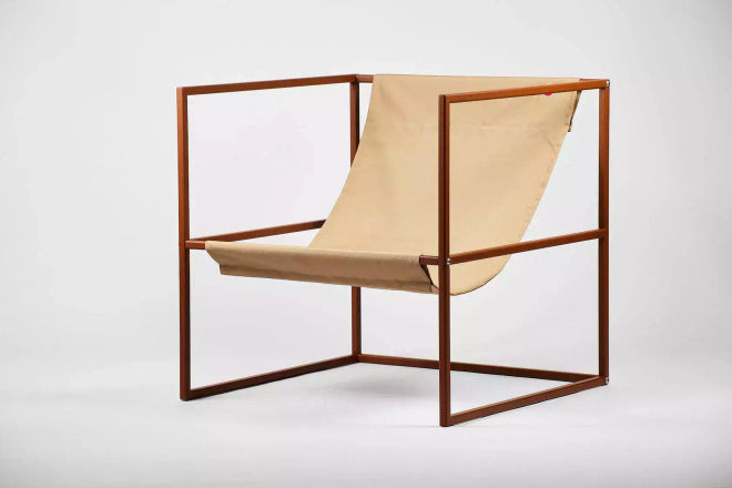 Уличное кресло TESS Outdoor Chair oxi / taupe textile (Up!Flame)