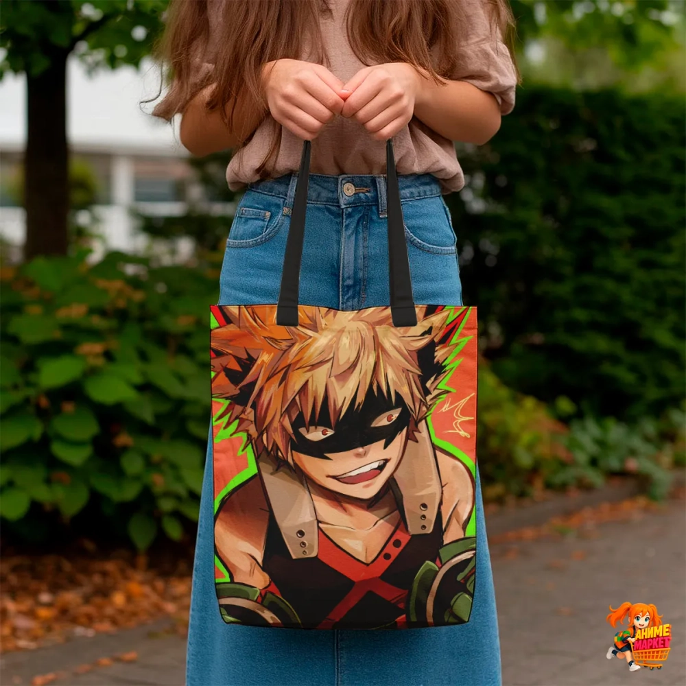 Сумка шоппер с принтом Моя геройская академия