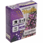 Гирлянда для дома 3,5м 36 ламп LED зелёный пров.,8 реж, IP-20, Фиолетовый