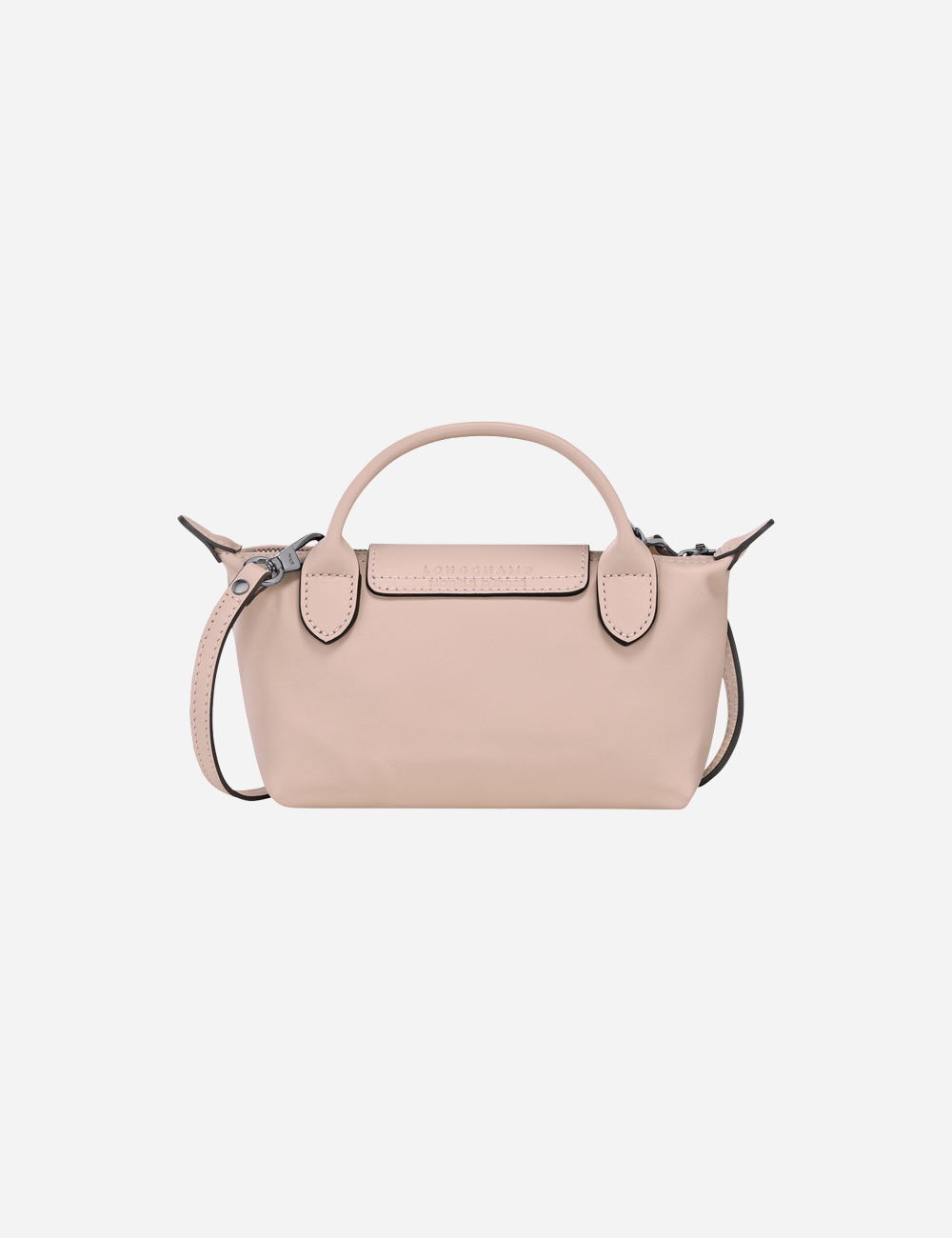 Longchamp Le Pliage Xtra XS Pouch Leather "Nude"