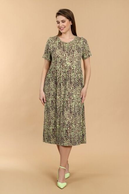 Платье Дыхание лета-1 Виотекс ЗЕЛЁНЫЙ