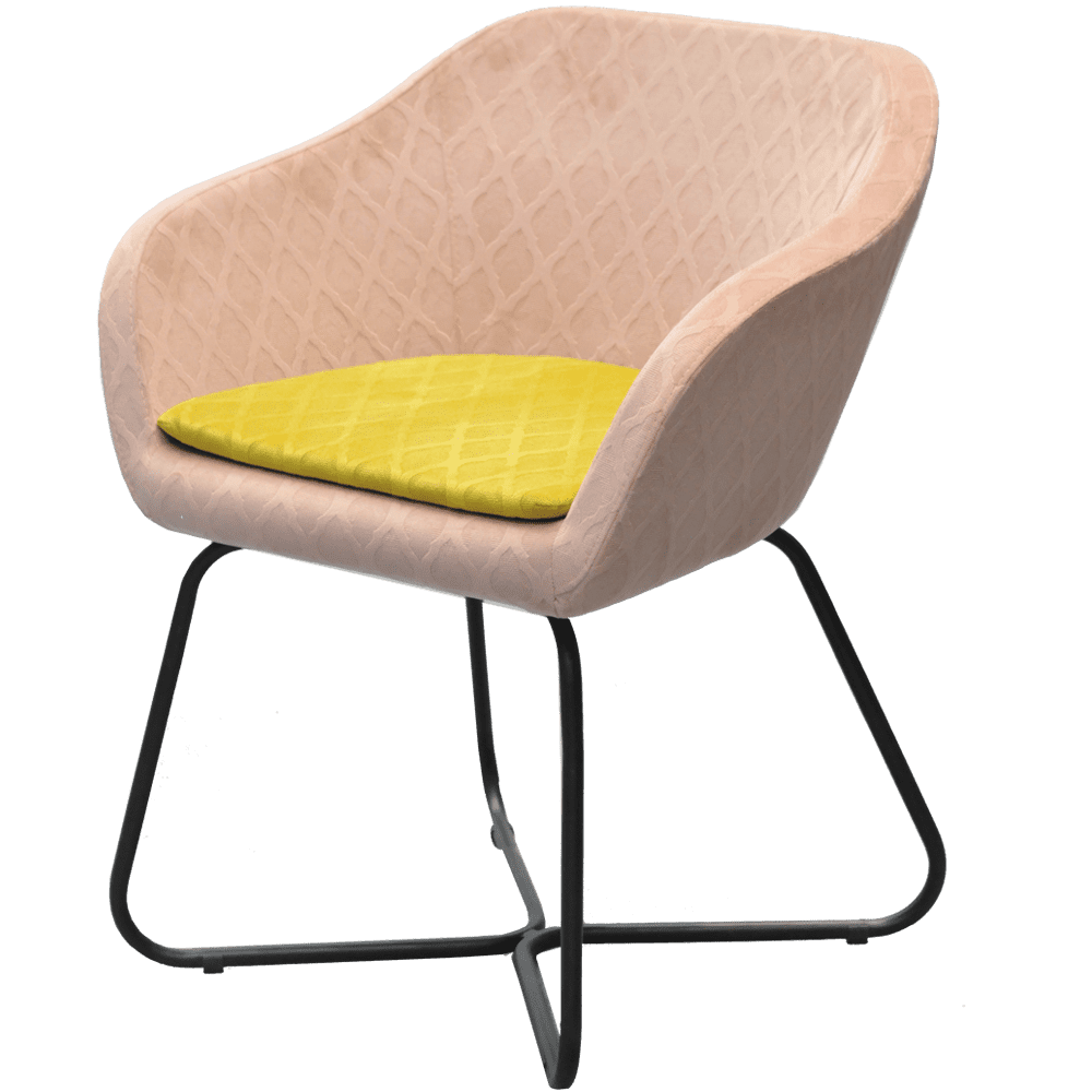 Стул Джуко с подушкой, ткань ЭКО