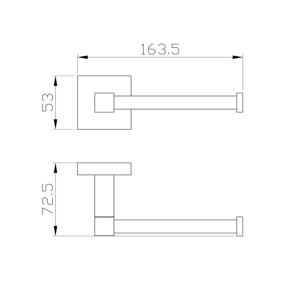 Держатель для туалетной бумаги без крышки WONZON & WOGHAND POLO, Хром (WW-8906)