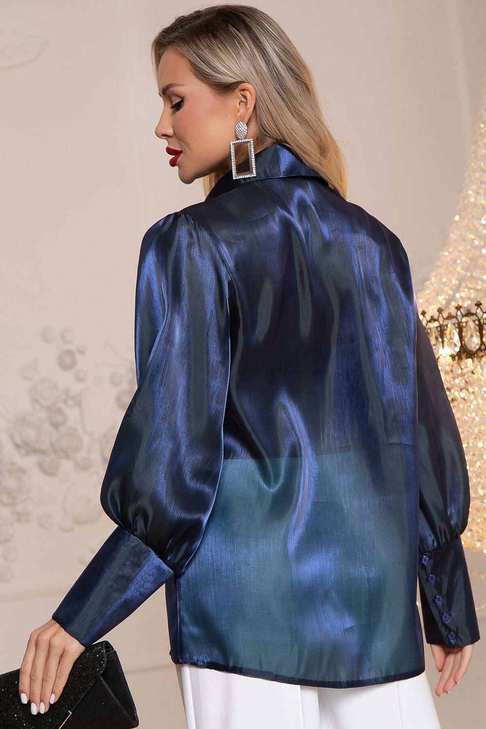 Блуза Вернисаж (сапфир) Б14317-34М LT Collection