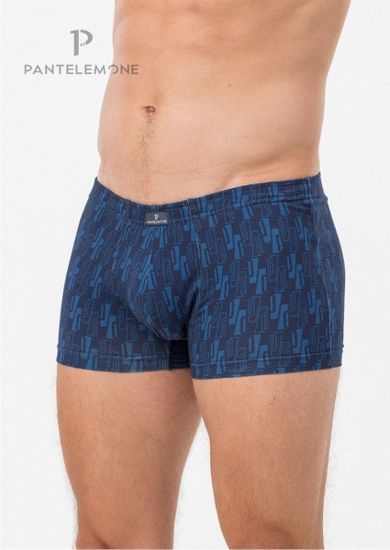 Трусы мужские боксеры Pantelemone PMH-1521, геометрия деним/темно-синяя