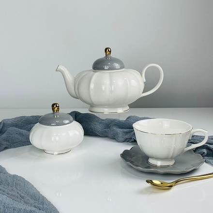 Lenardi 133-410 Чайный сервиз 16пр. 280мл в под.уп.(х2)Фарфор