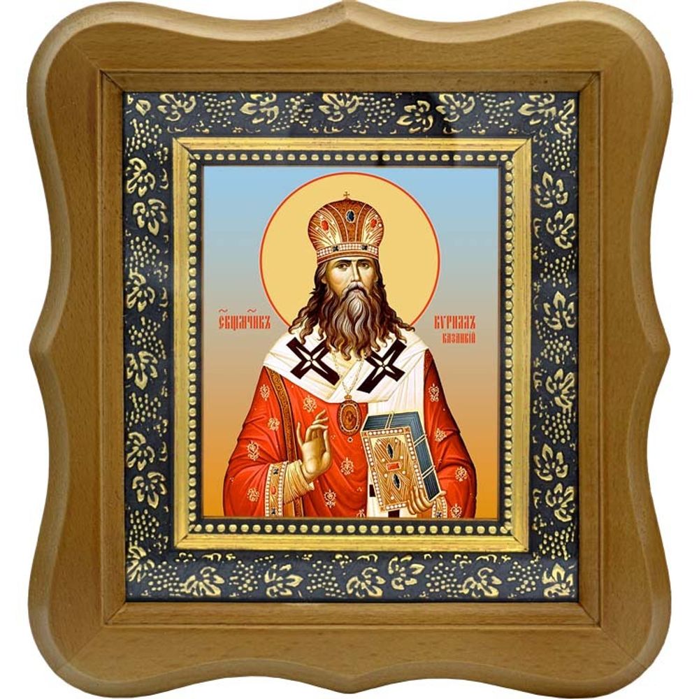 Кирилл Казанский (Смирнов), священномученик, митрополит. Икона на холсте.