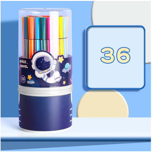 Набор фломастеров "Moka Cosmo", 36 цветов
