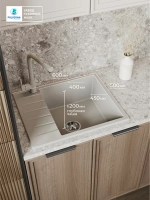 Мойка POLYGRAN DEKA-600 серый №14