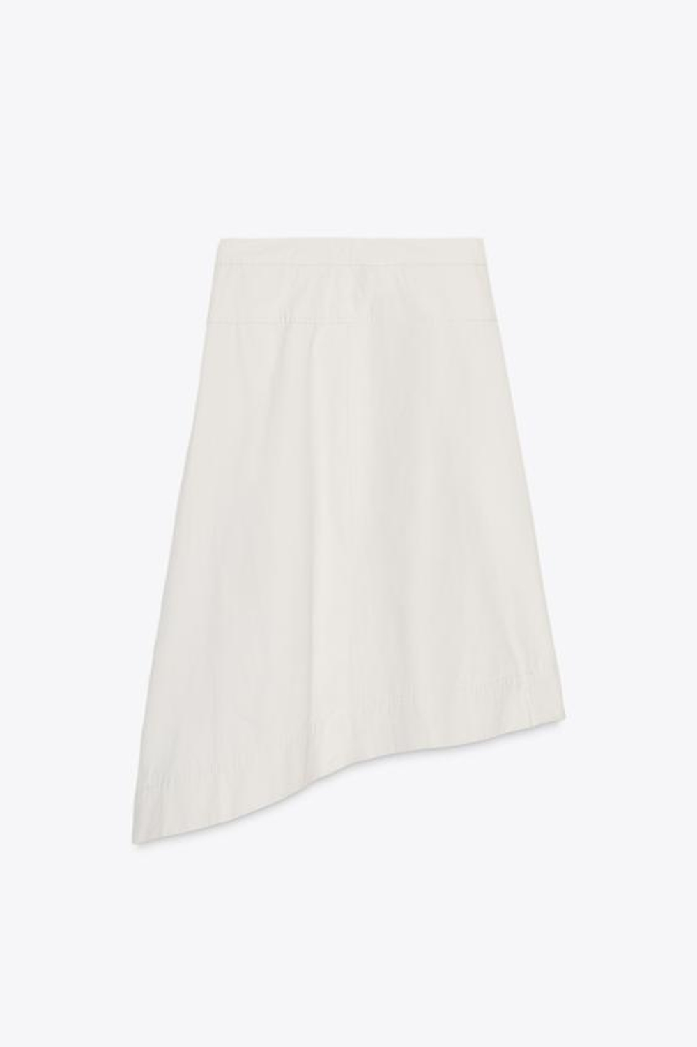 ZARA ЮБКА-ПАРЕО, ЖЕЛТОВАТО-БЕЛЫЙ