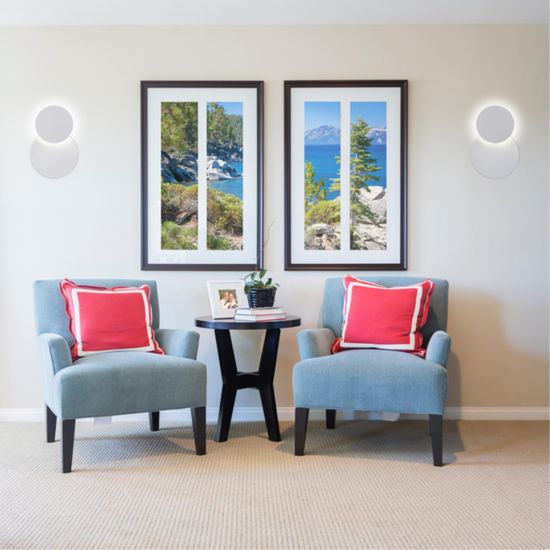 357857 OVER NT18 400 белый Накладной светильник IP20 LED 3000К 11W 170-240V SMENA