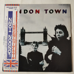 Винтажная виниловая пластинка LP Wings Paul McCartney London Town (Japan 1978) (Obi Copy)