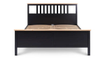 Кровать - аналог IKEA HEMNES / ХЕМНЭС/ ХЕМНЕС / КЫМОР / ИКЕА 180х200 см, черный/светло-коричневый