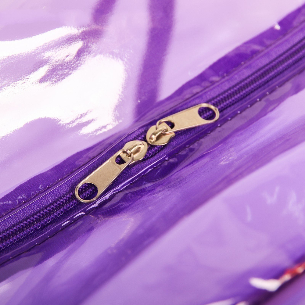 4697523 Сумка в роддом 30х50х25, цветной ПВХ, цвет фиолетовый