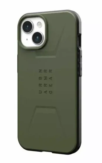 Чехол с поддержкой MAGSAFE Uag Civilian для iPhone 15 6.1", цвет оливковый (Olive Drab)