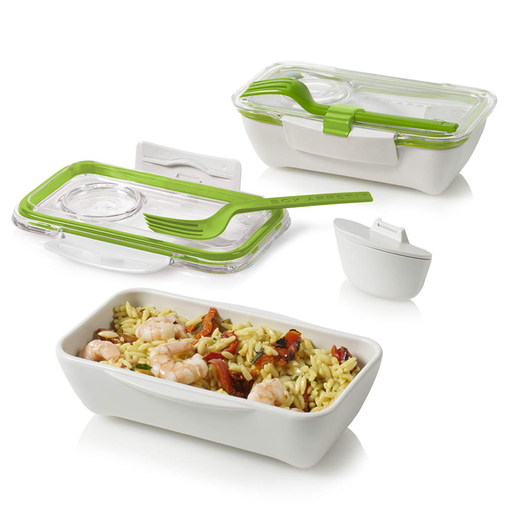 Ланч-бокс black+blum, bento box, 500 мл, бирюзовый