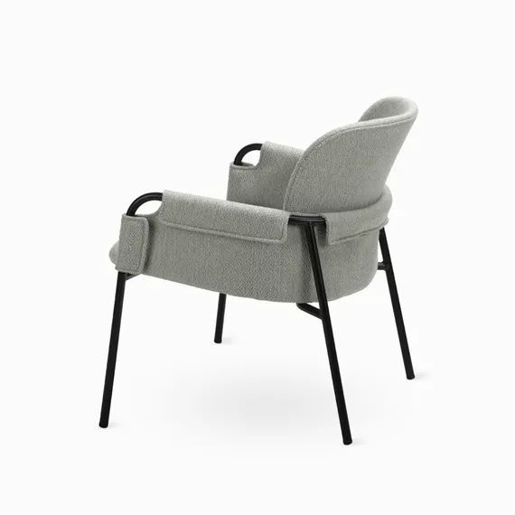 Лаунж-кресло Lok, серое