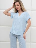 Блузка Дис Виотекс ГОЛУБОЙ