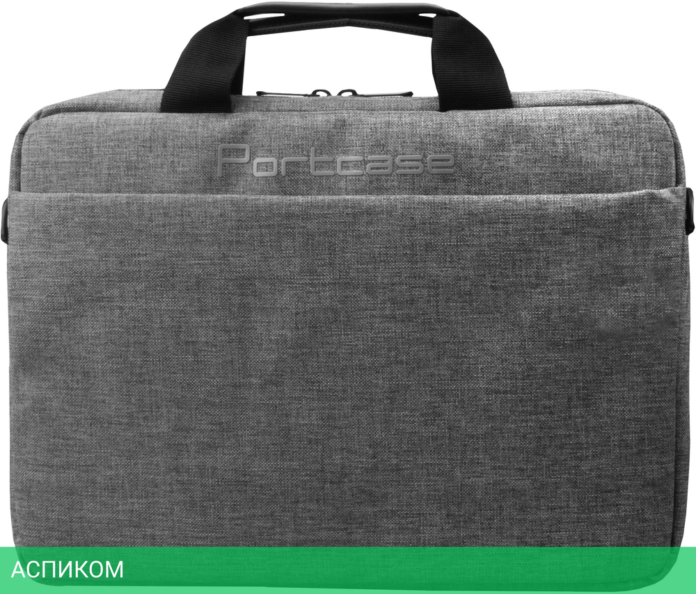 Сумка для ноутбука Portcase KCB-1614 серый