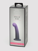 Фиолетовый, меняющий цвет фаллоимитатор Feel It Baby Colour-Changing Silicone G-Spot Dildo - 17,8 см.