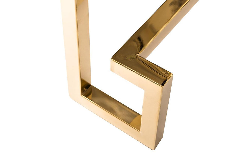 13RXC3049-GOLD Консоль черное стекло/золото 120*40*78см