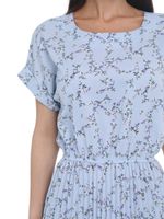 Платье Сабрина (гофре,небесный) Diolche (Акция)