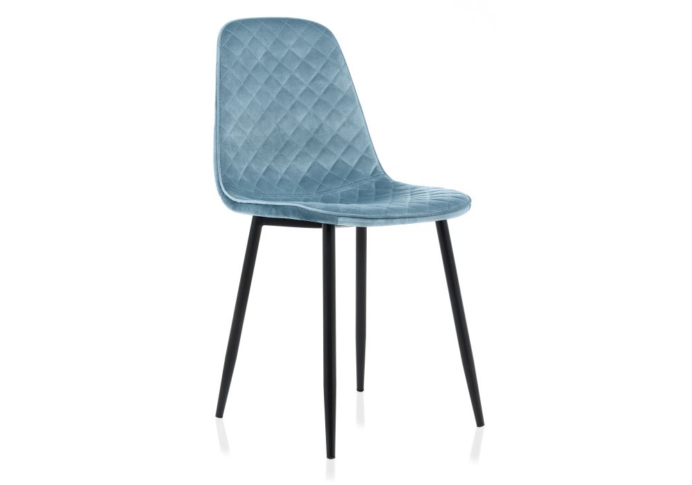 Стул на металлокаркасе Capri голубой