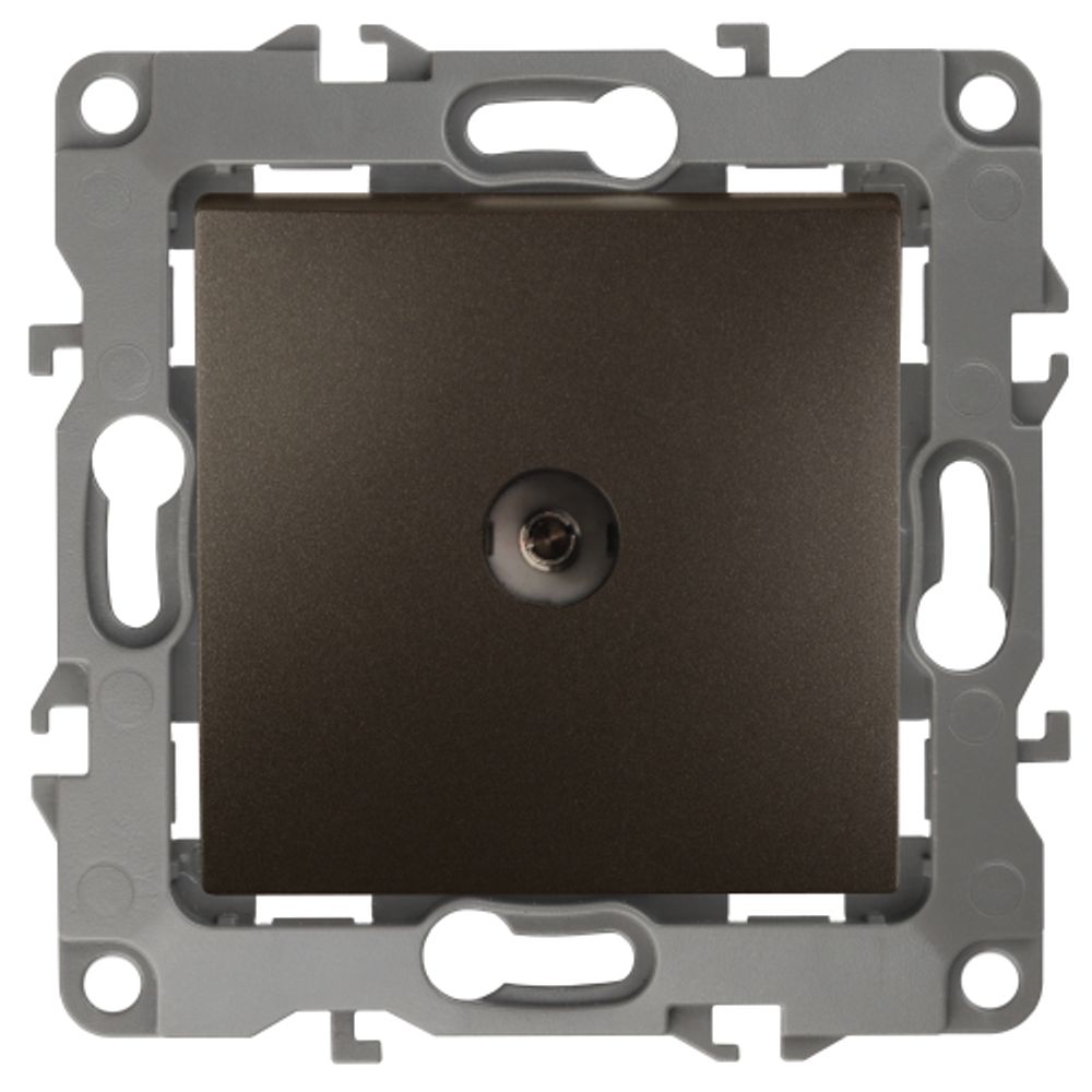 12-3102-13 ЭРА Розетка TV проходная, IP20, Эра12, бронза | Эра 12 Бронза