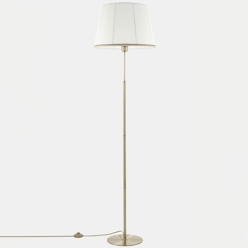 Citilux Линц CL402980 Торшер бронза с белым абажуром