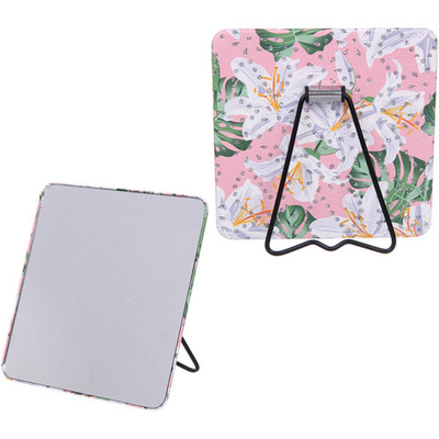 Зеркало настольное «ФРАТЕЛЛИ», лилии, 15*15см (коробка)