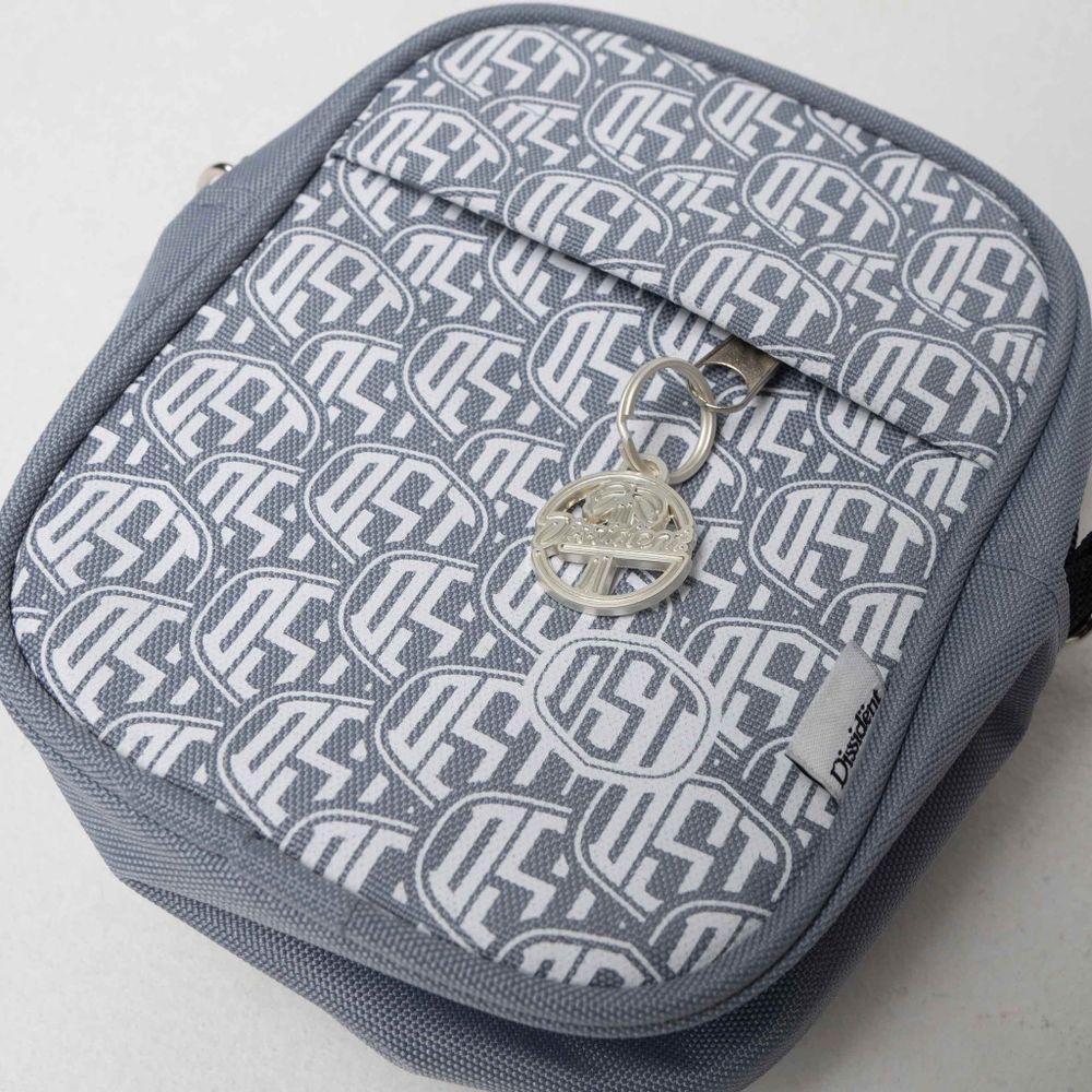 Сумка мессенджер Dissident DST Monogram Shoulder Bag Серая
