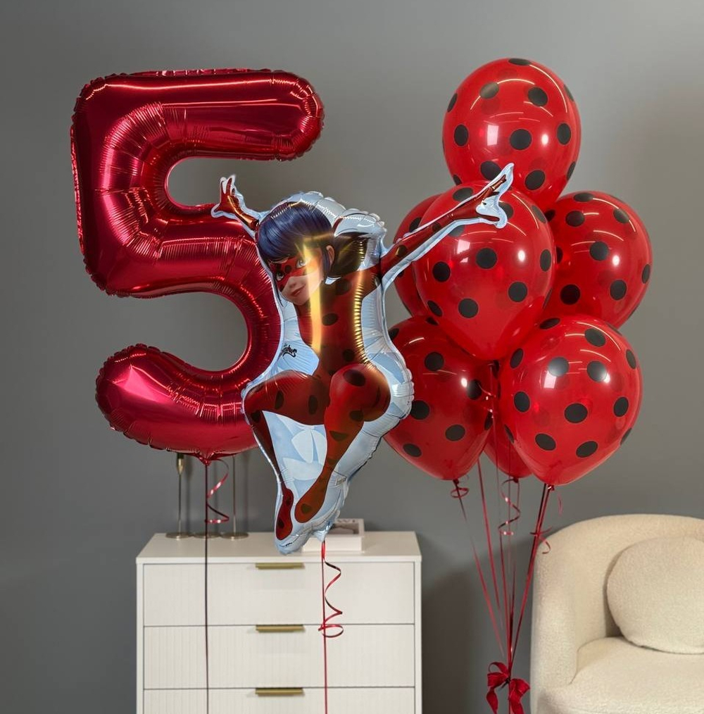 Набор шаров Леди баг