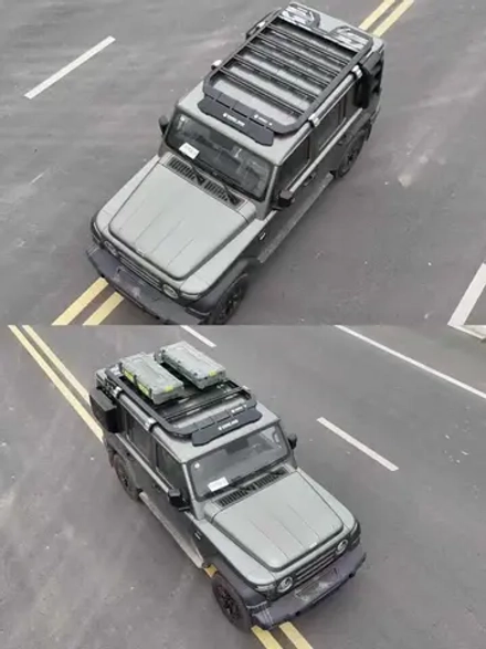 Платформа на крышу с лестницей и ящиком для BAW 212 T01 2024+ Багажник ны крышу Боковая лестница Ящик хранения