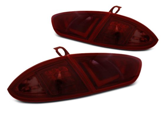 Задние фонари RED SMOKE LED BAR для Seat Leon 2(II) FL