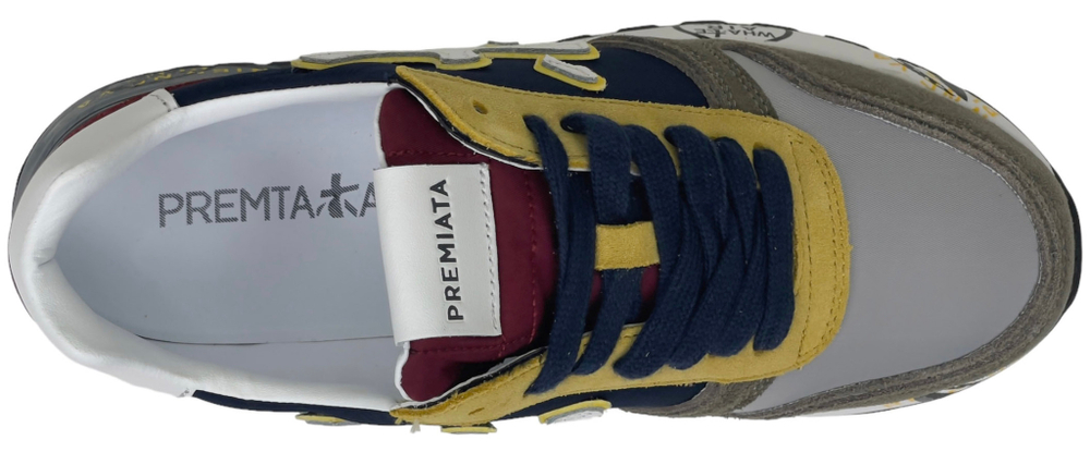 Premiata Mick 2338 Синие с бежевым