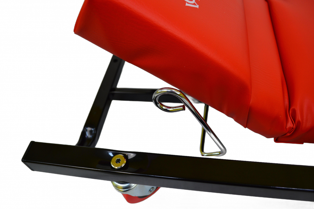 Лежак подкатной низкопрофильный красный GWC-2 Great Wolf