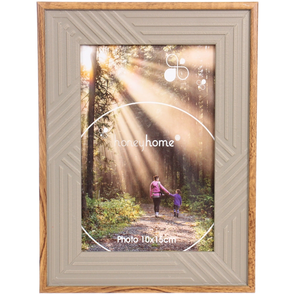 Фоторамка 10*15см «Амстердам» темно-серый, пластик