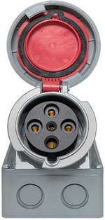 Розетка стационарная наружная EKF ps-1352-63-380