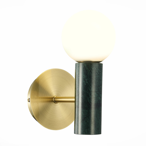 SL1210.401.01 Светильник настенный ST-Luce Золотистый, Черный/Белый G9 1*5W