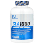EVLution Nutrition, CLA1000®, средство для коррекции веса без стимуляторов, 180 капсул (1000 мг в 1 капсуле)