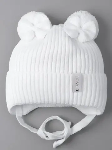 Шапка вязаная демисезонная для девочки