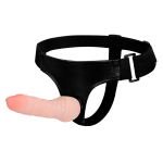 Женский страпон 16см с шишечками у основания на черных трусиках Baile Ultra Passionate Strap-on BW-022019