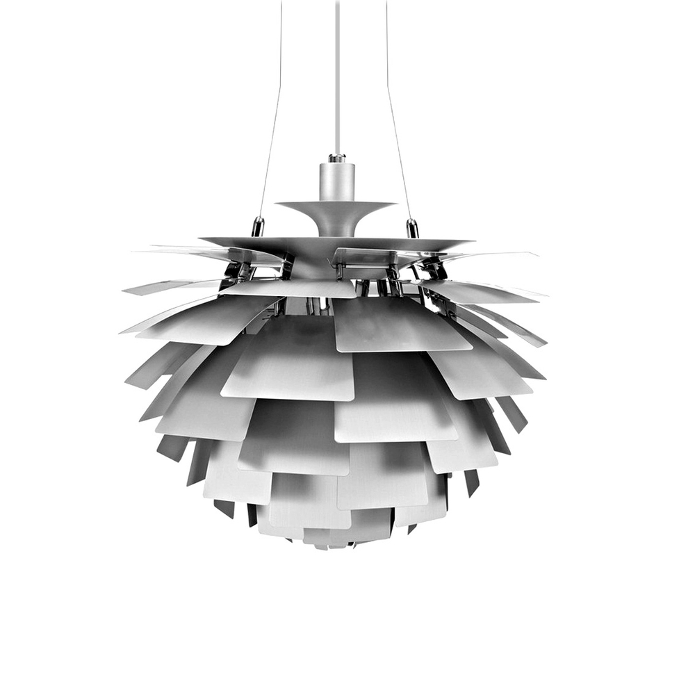 Pendant design lamp PH Artichok by Louis Poulse D50 (Silver)