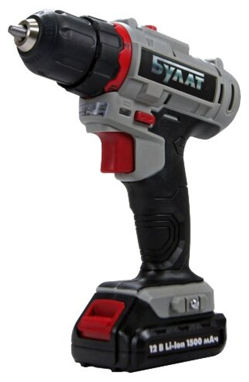 Акк. дрель-шуруповерт БУЛАТ ДШБ-Л-12/2 12В, Li-ion,  2*1,3Ач (201120122)