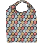 Сумка - шоппер с карабином «ИДЕЯДОМА», принт листики, 60*38см/нагрузка до 10кг (инд. пакет истикер)