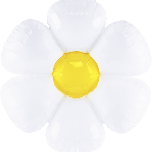 Мини фигура 18" Ромашка (надув воздухом), Белый, в упаковке Fl