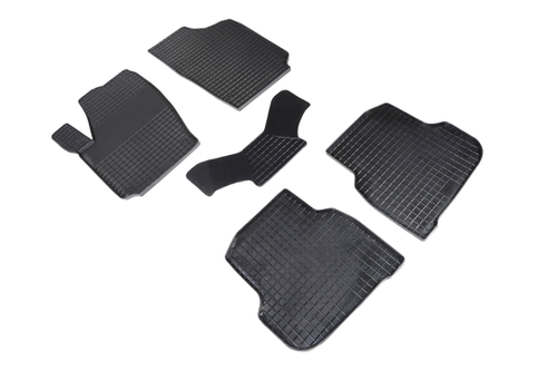 Резиновые коврики Сетка для Volkswagen Polo Sedan 2010-2019, Seintex.83397