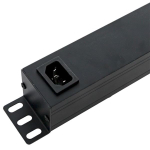 Блок розеток 19", 7 розеток EKF TRP-HPD-LS-10A-7SH-C14