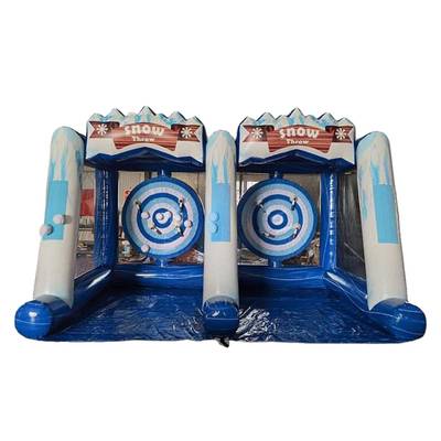 Надувной дартс «Снежки» на подкачке, размер 4,8×3×2,6 м
