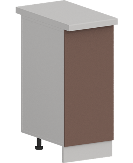 Кухня Модуль ШН 350 Белый / Пудрово-розовый